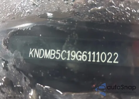 2016 Kia Sedona Lx из США, поврежденный, VIN KNDMB5C19G6111022